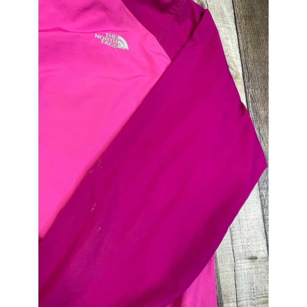 The North Face Women L Jacket Full Zip Windbreaker Rain Mesh Lined Pink Outdoor - Picture 9 of 11